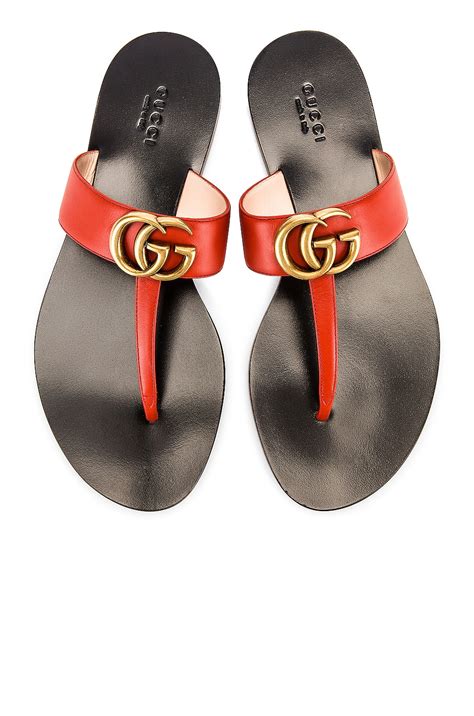 orange gucci thong sandal|Gucci unisex sandals.